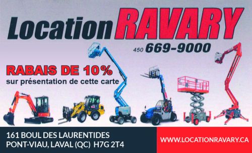 Location Ravary à Laval